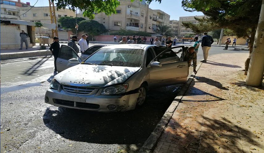 هندسة الجيش السوري تفجر عبوة ناسفة زُرعت باحدى السيارات في درعا