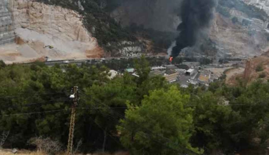 انفجار صهريج مازوت في لبنان

