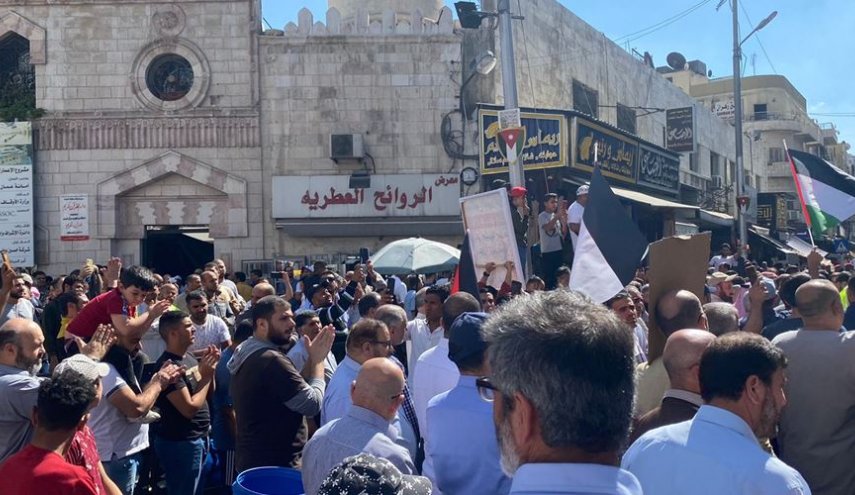 مسيرة بالعاصمة الأردنية 'نصرة للأقصى' و'دعما للمقاومة الفلسطينية'