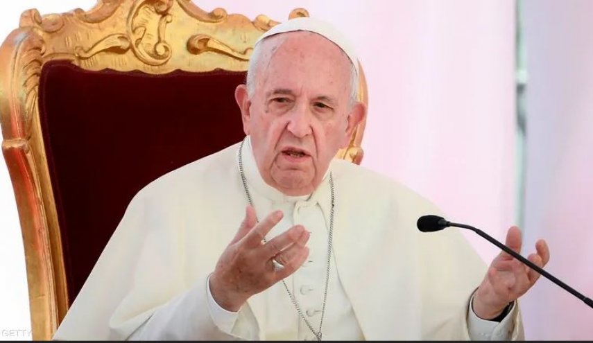 البابا يدعو لإتاحة الحريات الدينية والمساواة من بلد لايحترم بأبسط معاييرها