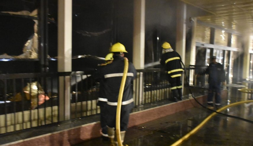 آتش‌سوزی دوباره در فرودگاه بغداد