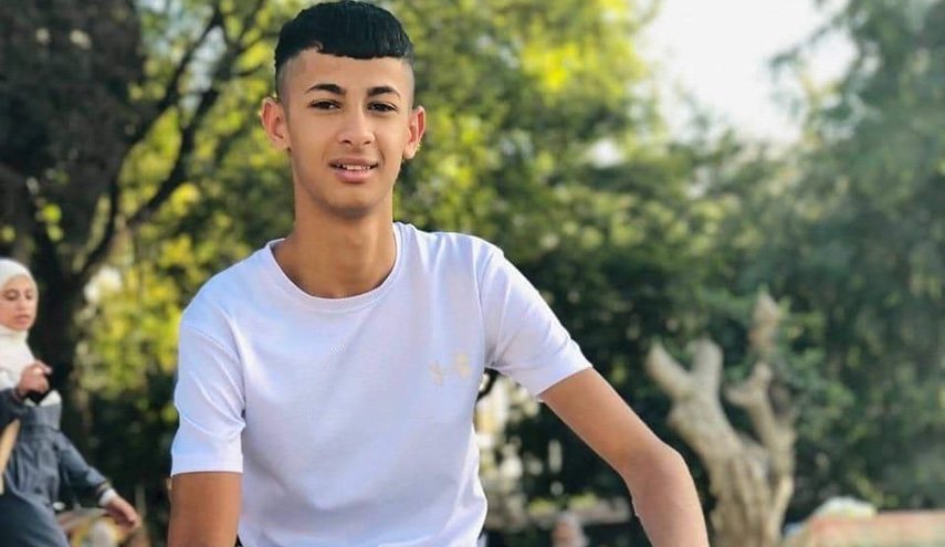 شهادت یک نوجوان فلسطینی در حمله رژیم اشغالگر به شرق نابلس