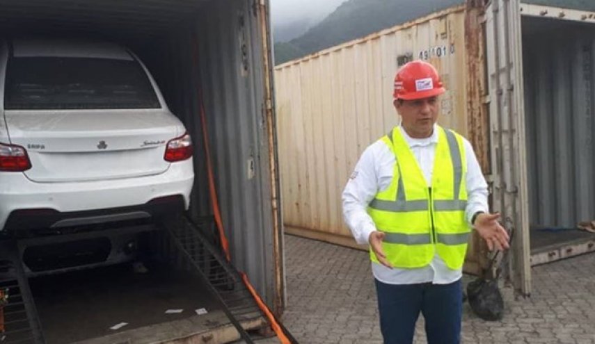 وصول أول شحنة من سيارات شركة سايبا الايرانية الى فنزويلا