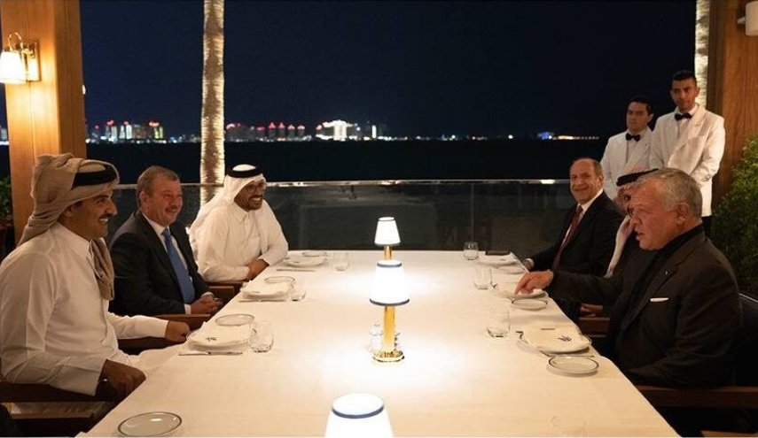 گفت وگوی امیر قطر و شاه اردن درباره تحولات منطقه
