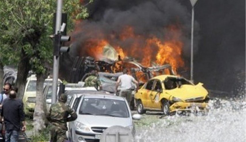5 زخمی بر اثر انفجار خودروی بمب‌گذاری شده در جنوب سوریه
