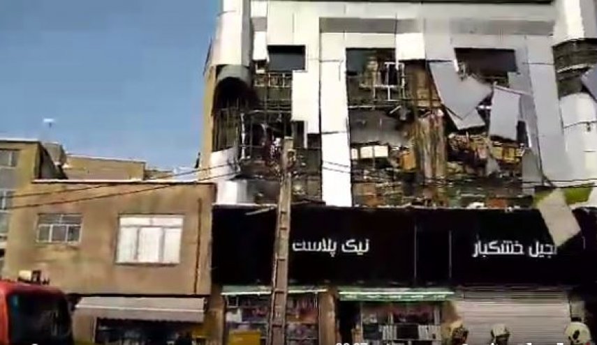 انفجار در یک رستوران خیابان ستارخان تهران با ۲ مصدوم +فیلم