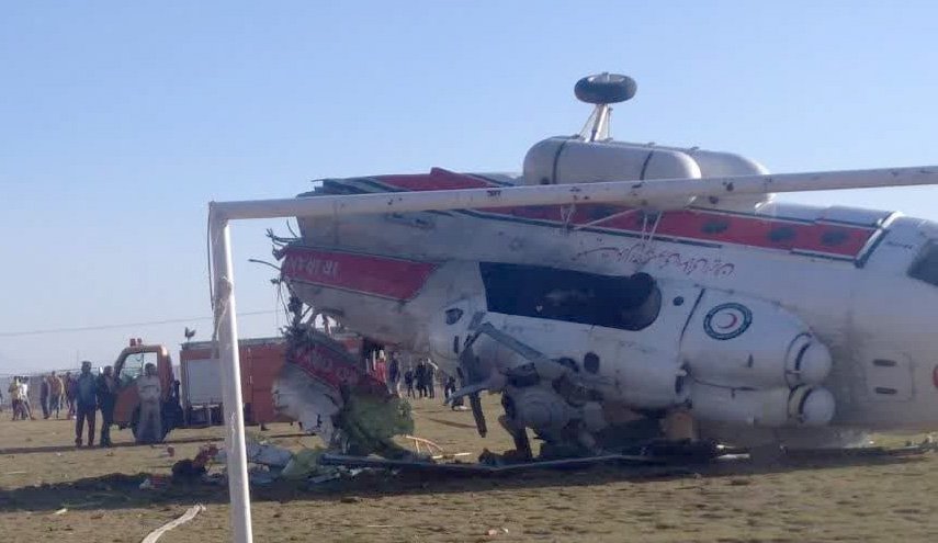 آخرین جزئیات از سقوط بالگرد حامل وزیر ورزش در بافت