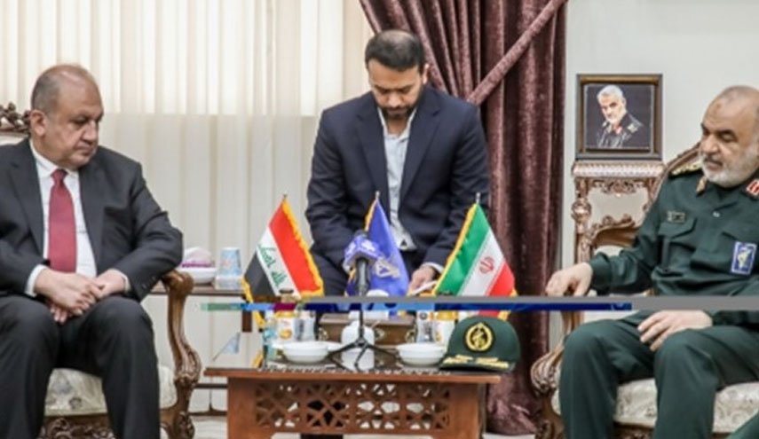 سرلشکر سلامی در دیدار وزیر دفاع عراق: آمریکایی‌ها هر کجا باشند ناامنی هم هست