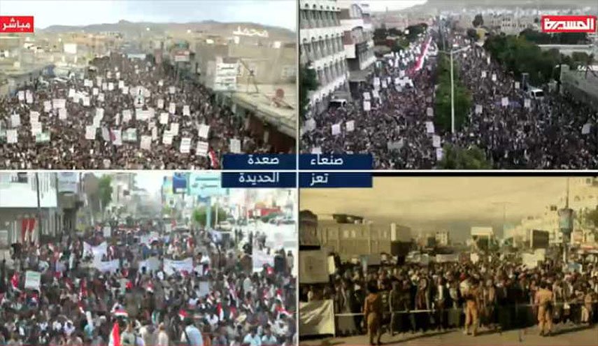 إحياء ليوم الصمود الوطني.. مسيرات مليونية في صنعاء و14محافظة 