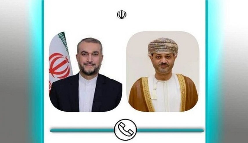 گفتگوی تلفنی بین وزیران خارجه ایران و عمان