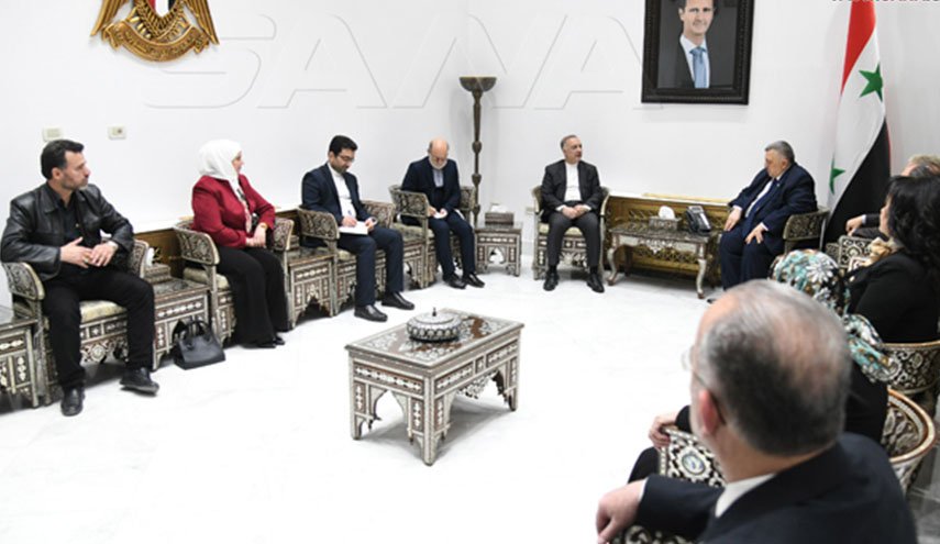 خلال لقائه السفير الإيراني.. رئيس مجلس الشعب السوري يؤكد متانة العلاقات بين البلدين