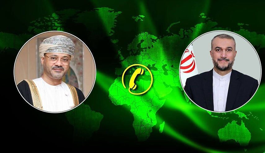 محادثات هاتفية بين وزيري الخارجية الايراني والعماني