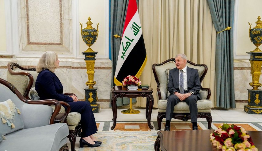 الرئيس العراقي يستقبل سفيرة اميركا ويؤكد أهمية توسيع آفاق التعاون