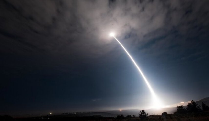 آمریکا یک موشک بالستیک قاره پیما را آزمایش کرد