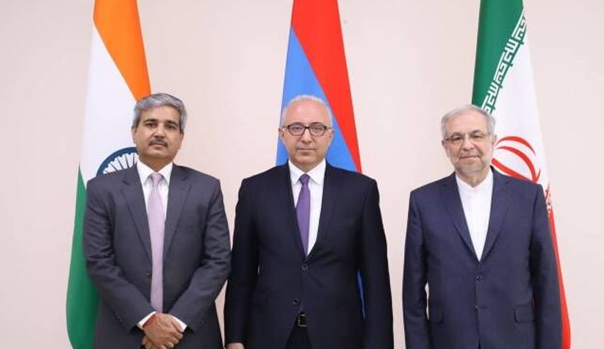 نخستین دور رایزنی ارمنستان، ایران و هند درباره همکاری های سه جانبه برگزار شد