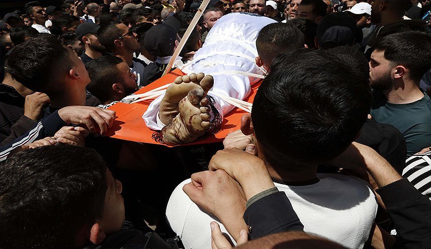 شهادت 4 فلسطینی از جمله یک دختر جوان به ضرب گلوله صهیونیستها در کرانه باختری