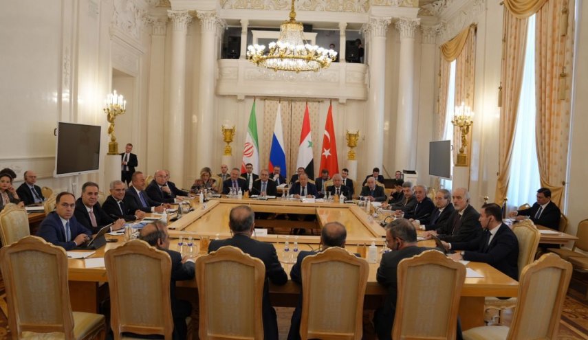 البيان المشترك للاجتماع الرباعي لوزراء خارحية إيران وسوريا وروسيا وتركيا