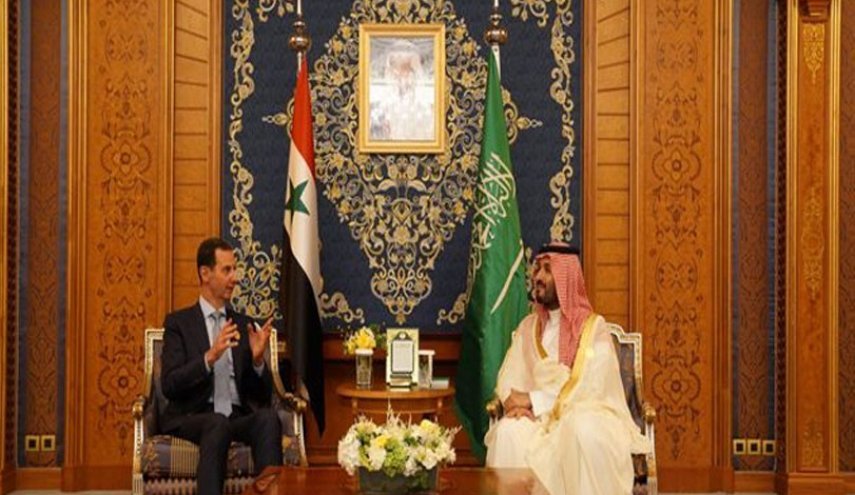 گفتگوی بن سلمان و اسد در مورد روابط دوجانبه و تحولات عربی