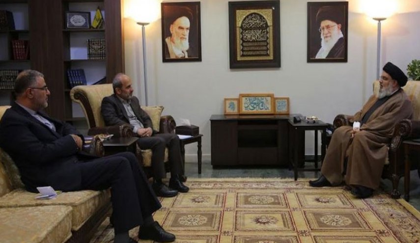السيد نصر الله يستقبل رئيس مؤسسة إذاعة وتلفزيون إيران 'بيمان جبلّي'