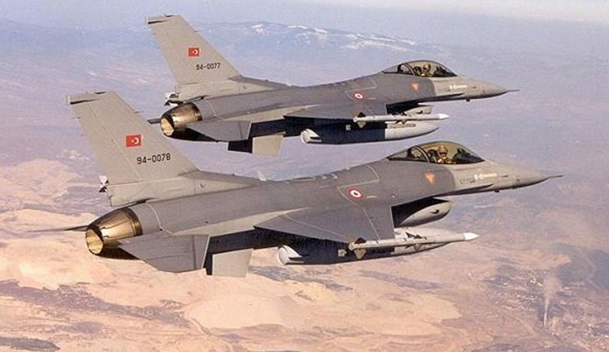 حمله جنگنده های ترکیه به اربیل عراق