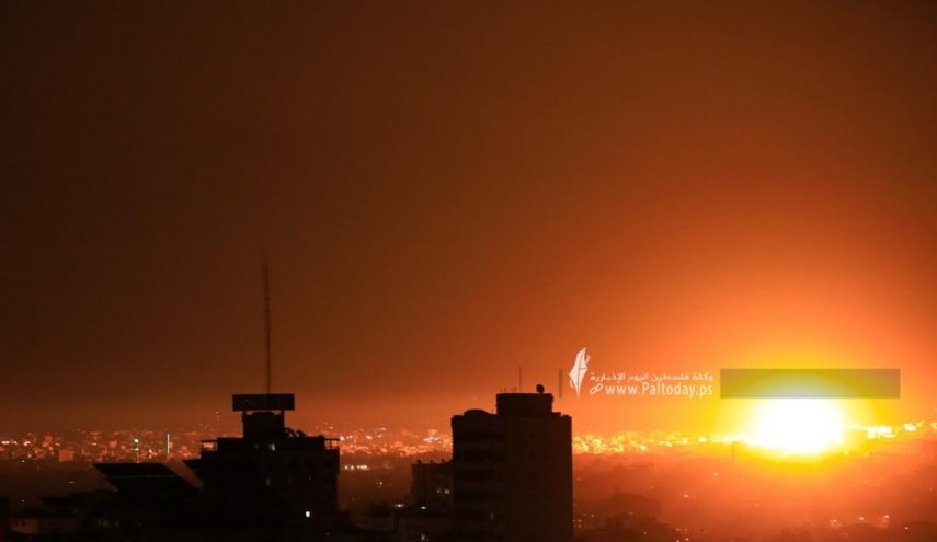 طائرات الاحتلال تستهدف مواقع في غزة بعد الانسحاب من جنين