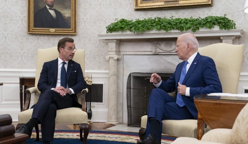 بايدن ورئيس وزراء السويد يؤكدان مواصلة دعم أوكرانيا