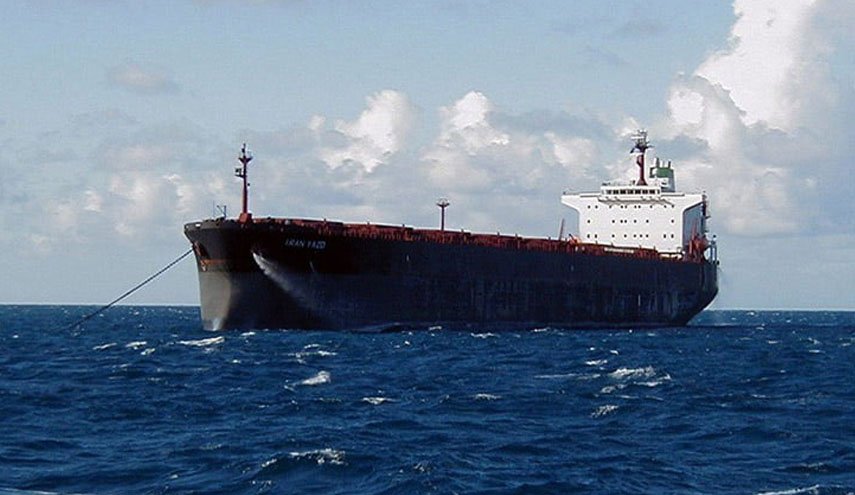 ادعای نیروی دریایی آمریکا درباره توقیف یک کشتی تجاری توسط ایران