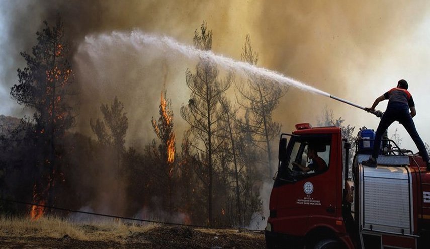 تركيا..فرق الإطفاء تهرع لإخماد حريق هائل جنوبي البلاد