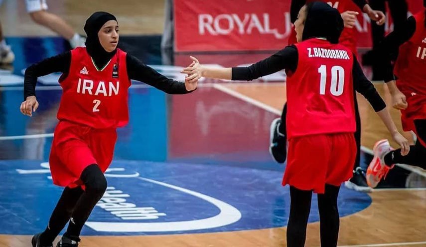 منتخب فتيات ايران لكرة السلة وصيفا في آسيا