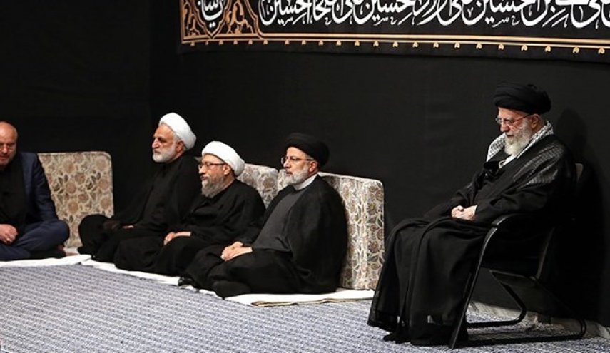 اقامة الليلة الاخيرة من مراسم العزاء الحسيني بحضور قائد الثورة