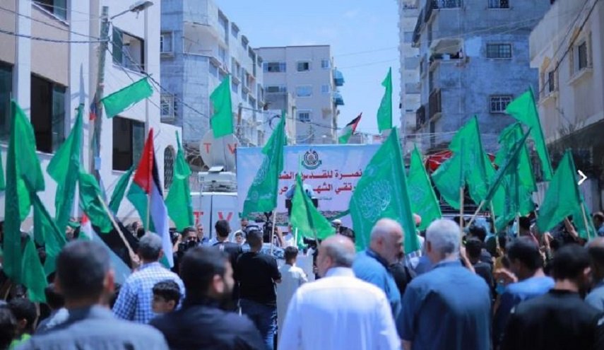 حماس تنظم وقفة في غزة دعما للأقصى المبارك
