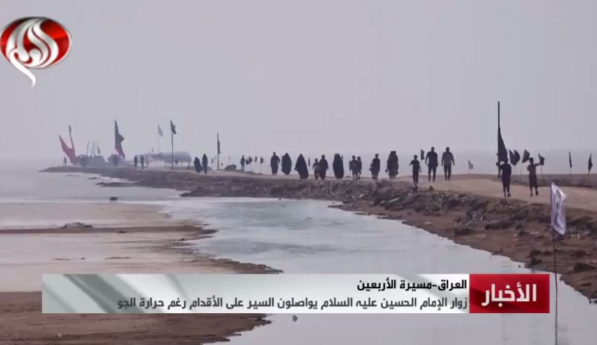 پیاده روی های اربعین از جنوبی ترین نقطه عراق به سمت کربلا آغاز شد