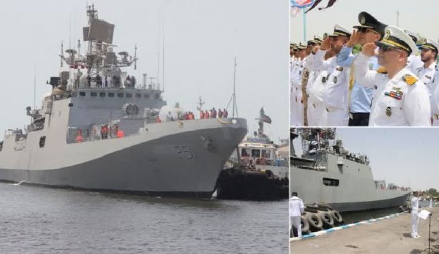 بالصور..القوات البحرية الايرانية والهندية تجري تدريبات مشتركة 