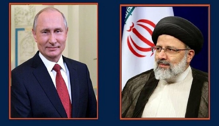 رئيسي وبوتين يؤكدان على توسيع نطاق التعاون المشترك بين إيران وروسيا
