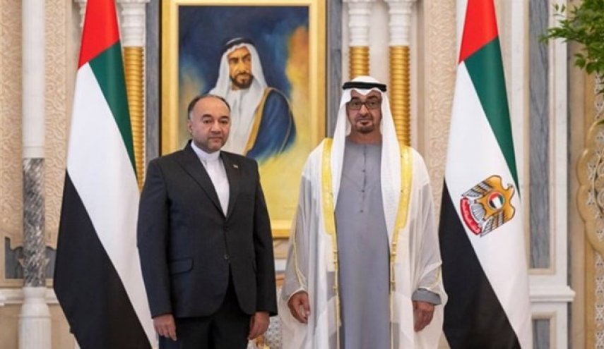 السفير الإيراني الجديد يقدم اوراق اعتماده لرئيس دولة الإمارات