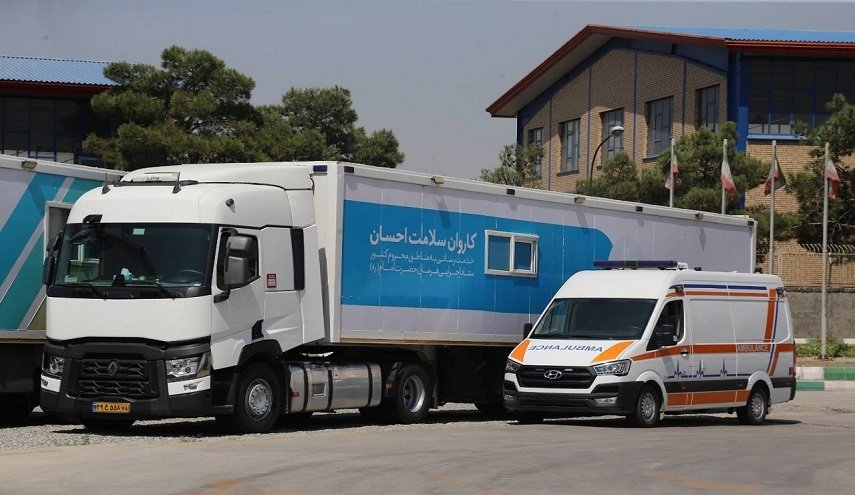 إيران تقيم أكبر المستشفيات المتنقلة غربي آسيا على طريق زوّار الأربعين