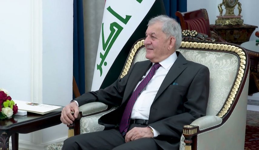 الرئيس العراقي يستقبل السفير السوري في بغداد