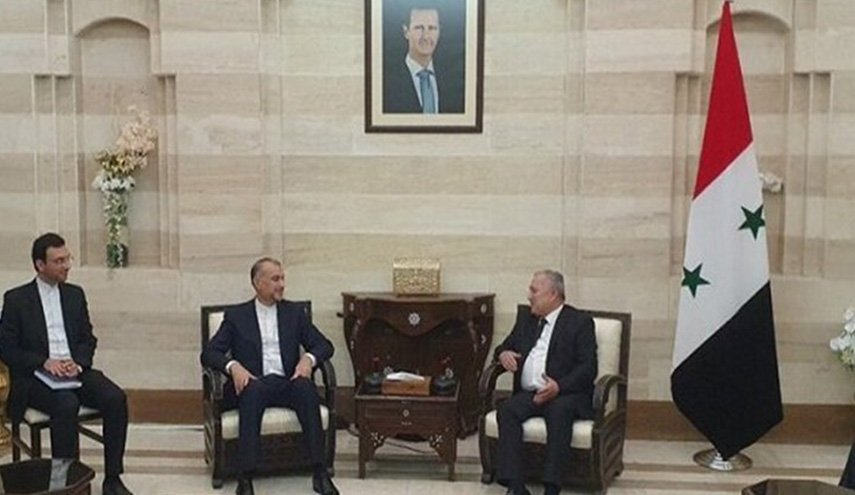 وزير خارجية إيران يلتقي عرنوس وهذه اهداف زيارته لسوريا