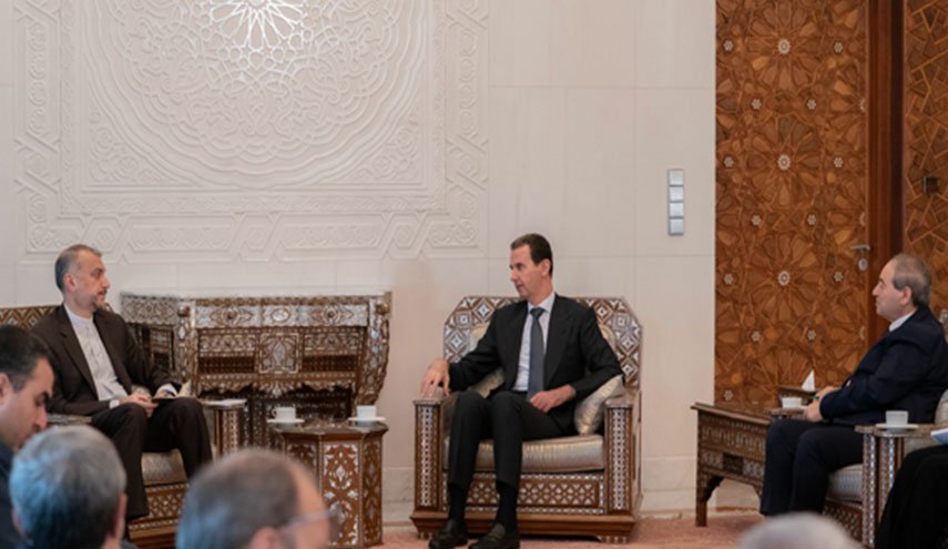 وزير الخارجية يلتقي الرئيس السوري في دمشق