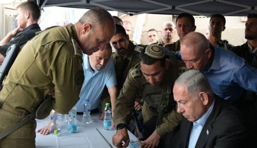 جلسه امنیتی نتانیاهو در وزارت جنگ
