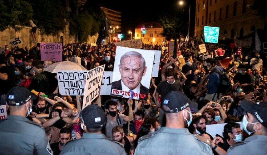 سی‌وپنجمین هفته تظاهرات سراسری علیه نتانیاهو

