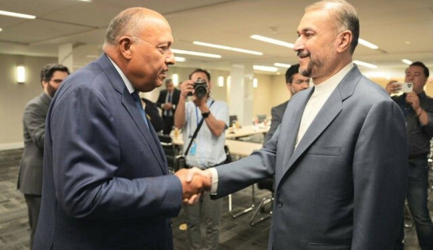 وزير الخارجية المصري يلتقي نظيره الإيراني في نيويورك