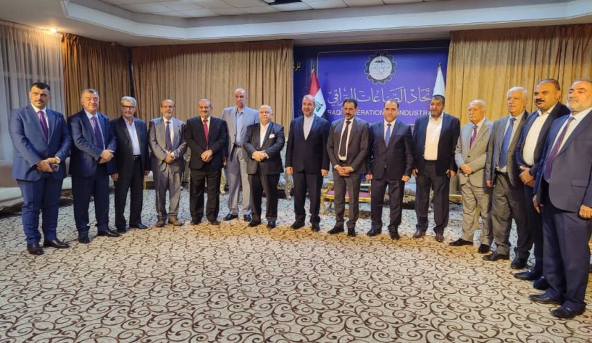 السفير الايراني في بغداد يلتقي اعضاء اتحاد الصناعات العراقي