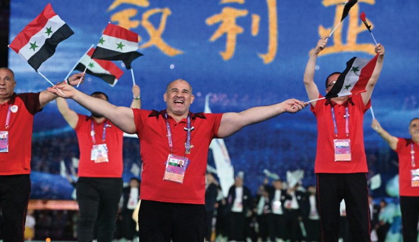 الرئيس السوري وزوجته يحضران في افتتاح دورة الألعاب الآسيوية بالصين