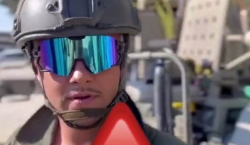حضور سرباز آمریکایی با یونیفرم ارتش اسراییلی درجنگ علیه غزه+ ویدیو