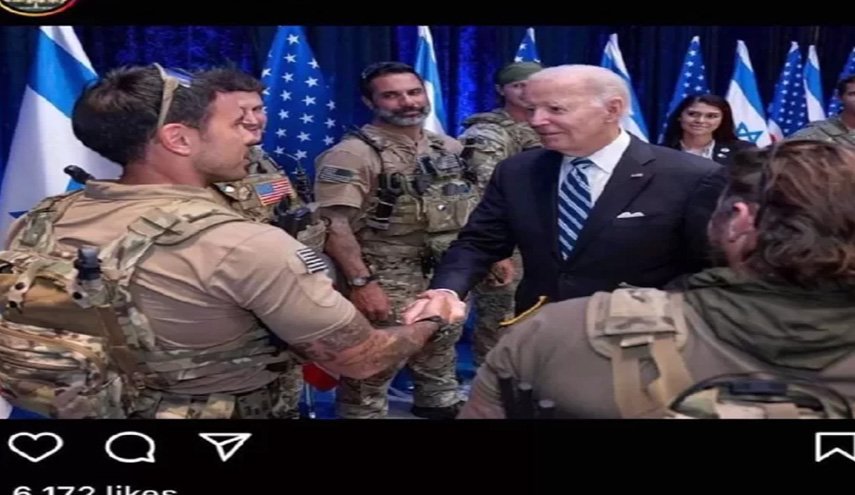 البيت الأبيض يحذف صورة لقاء بايدن مع قوة أمريكية مشاركة في حرب غزة 