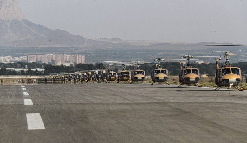 بیش از ۲۰۰ بالگرد ارتش به پرواز درآمد
