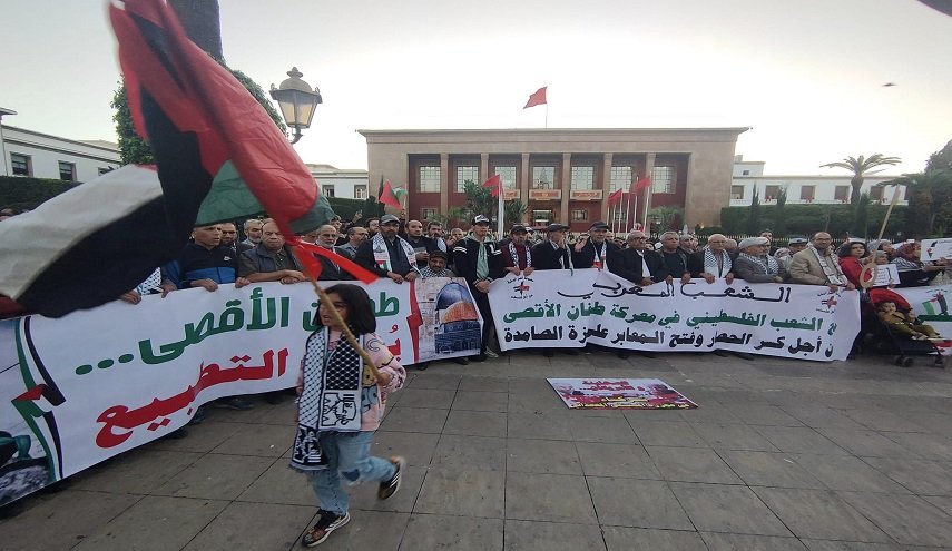 المغرب.. مسيرة شعبية حاشدة تطالب بوقف التطبيع مع 'إسرائيل'
