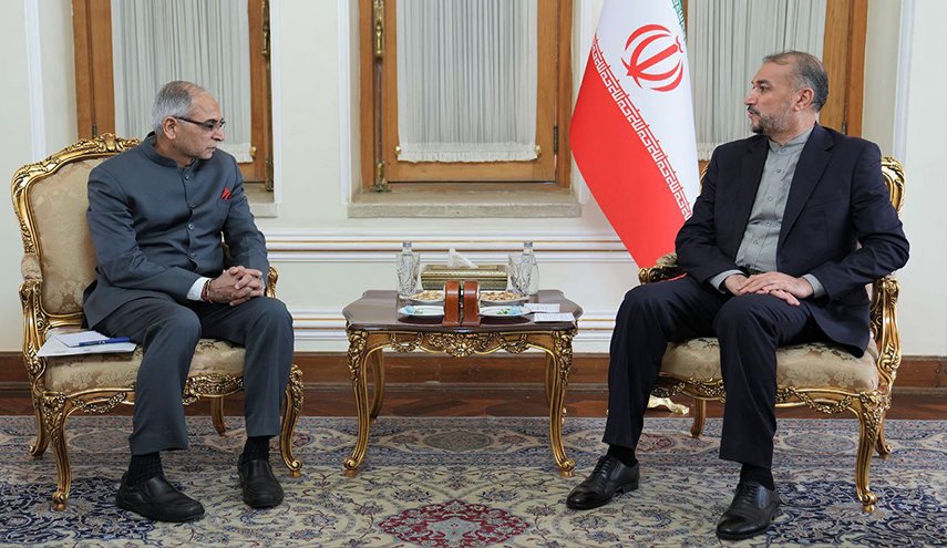 نائب الخارجية الهندية يلتقي مع أمير عبداللهيان في طهران
