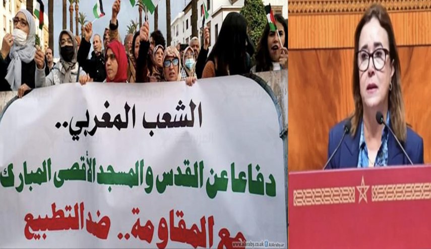 برلمانية مغربية تطالب حكومة بلادها بمراجعة التطبيع مع الاحتلال